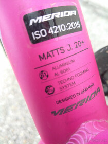 Ľahký horský detský bicykel Merida Matts J20+ 20" - 7