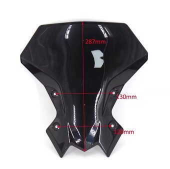 Vyžšie plexi na Kawasaki Z900 - 7