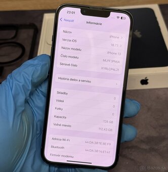 Apple iPhone 13 128 GB Midnight / nová Apple batéria - 7