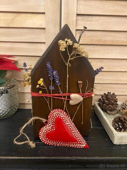 Vintage kovové srdiečko - 7