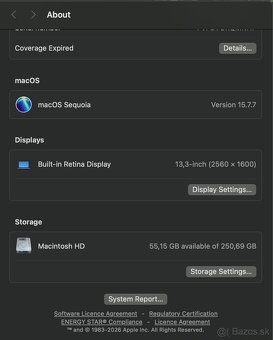MacBook Air 2020, i3, 8GB RAM, 256GB - 7