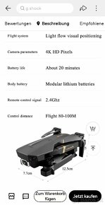 Dron V4 RC Wifi 2×1080p app video - 7