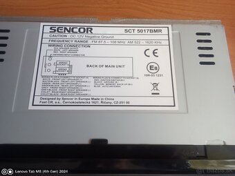 Autorádiá  Sencor,Sony,Pioneer a mikrofón - 7