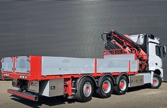 Mercedes-Benz Arocs 2553-8x4–Valník+HR-HMF 50 t/m+JIB-EURO 6 - 7