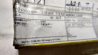 Elektrody bazicke-ESAB Vamberg+Nerezove - 7