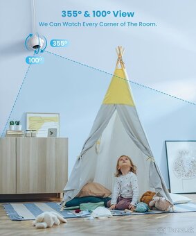 ieGeek Baby Monitor Baby 5 - WiFi, 360° - 7