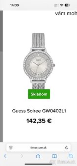 NOVÉ dámske hodinky GUESS s kamienkami - 7