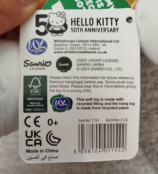 Zlatá zberateľská Hello Kitty - nová s visačkou - 7