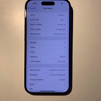 iPhone 15 128GB 88%🔋 - 7
