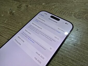 Iphone 16 pro max black 256gb v super stave ma 100 percentne - 7