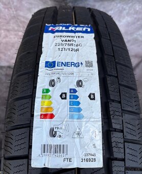 Zimní nová sada Fiat Ducato 5x118 225/75R16C - 7