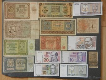 Bankovky staré Španielsko, Srbsko a iné - 7