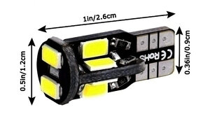 12V LED žiarovky no error canbus - 7