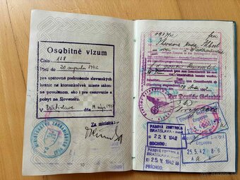 Chorvátsky veľvyslanecký pas z vojny - 7