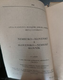 Slovník - anglický, nemecký a taliansky - 7