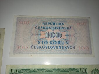 BANKOVKY 100 KČS 1945-1961, 3 RŮZNÉ EMISE - 7