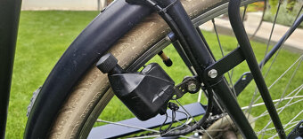Mestský bicykel Elops 520 s vysokým rámom kaki - 7