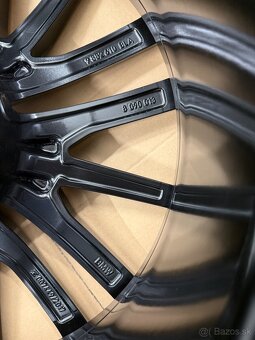 Nepoužité hliníkové disky 5x112 R22 BMW X5 X6 X7 Style 744M - 7