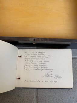 Starozitna krabicka a zapisnik prva republika polovnicky mot - 7