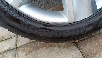 5x112 R17 VW HLINÍKOVÉ DISKY 205/50 R17 LETNÉ PNEUMATIKY - 7