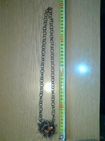 Tepaný kovový náhrdelník - 7