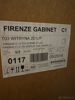 Obývacia vitrína, Bydgoskie Meble, masív + mdf - 7