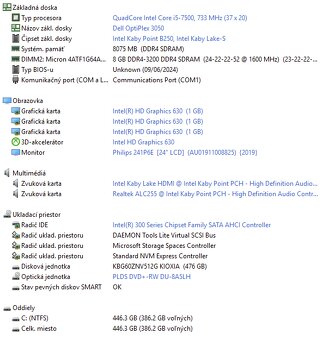DELL OptiPlex 3050 - i5 7500 / 8GB DDR4 / 512GB SSD - 7