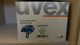 UVEX Quatro Junior 50-55 Detská - junior prilba na bicykel - 7