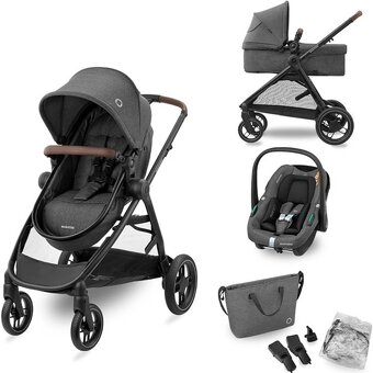 MAXI-COSI Zelia S Trio with Cabriofix i-Size Dark Grey kombi - 7