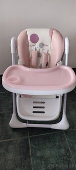 KINDERKRAFT Jedálenská stolička Yummy Pink - 7
