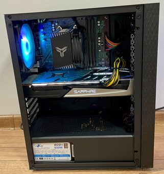Herný PC- R5 3600,RX 5700XT 8G,32GB RAM,480GB SSD,2x500GB - 7