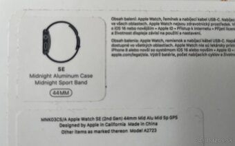 Apple Watch SE2 gen. Midnight sport band 44mm - 7