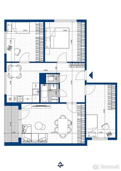Novo zrekonštruovaný 4 izbový byt Gallayova, 82 m2 - 7