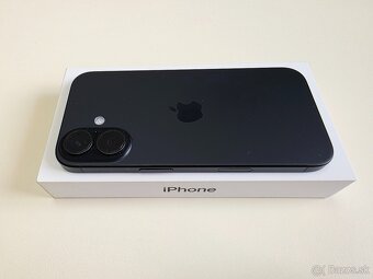 APPLE IPHONE 16 128GB BLACK TOP STAV,ZDRAVIE BATERKY 100% - 7