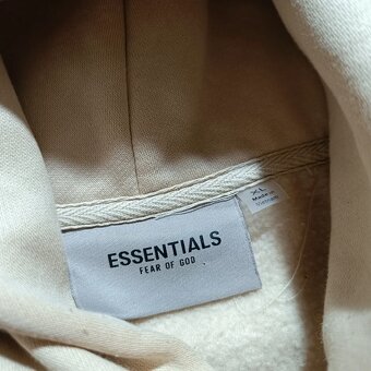 Essentials Fear of God baggy béžová mikina s kapucňou XL - 7