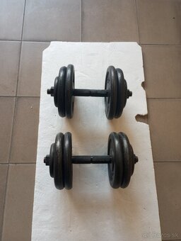 Liatinové nakladacie jednorúčky LAUBR-SPORT 2 x 24 kg - 7