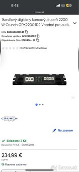 Subwoofer Kicker + zosilňovač - 7