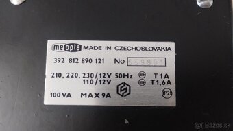 Predám transformátor Meopta - 7