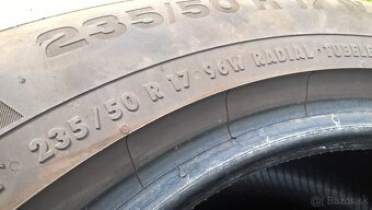 4 ks LETNÉ 235/50 R17 96W CONTINENTAL DOT 4720 UŽ OD 35€/ks - 7
