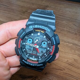 Casio GShock Resist 5081 GA-100 čierno červené - 7