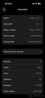 iPhone 16 PRO 128GB BLACK TITANIUM - 7
