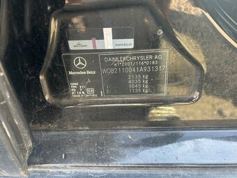 Mercedes-Benz E200 2,2CDI 75KW prodám díly z vozu - 7