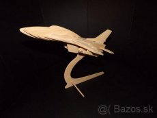 3D drevené puzzle stíhačka F-16 Falcon - 7