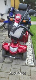 Elektrický invalidný vozík skúter moped pre seniorov - 7