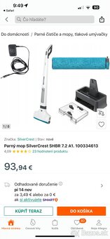 Parný mop / akumulatorový čistič tvrdých podláh - 7