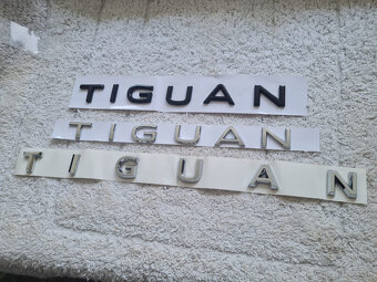 Chrómové a čierne nápisy na kufor VOLKSWAGEN - 7