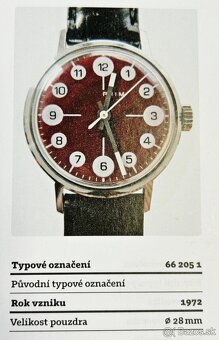 Československé Retro Vintage hodinky PRIM Berušky zo 70. rok - 7