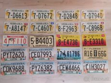 Americké SPZ Licence plate originál použité stare znacky - 7