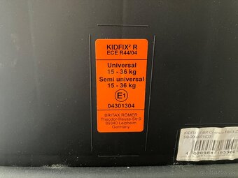 RÖMER Britax KIDFIX2 R 15-36 kg ISOFIX - 7