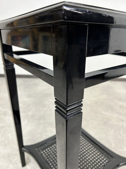 Čierny príručný stolík/stojan na kvety - 7